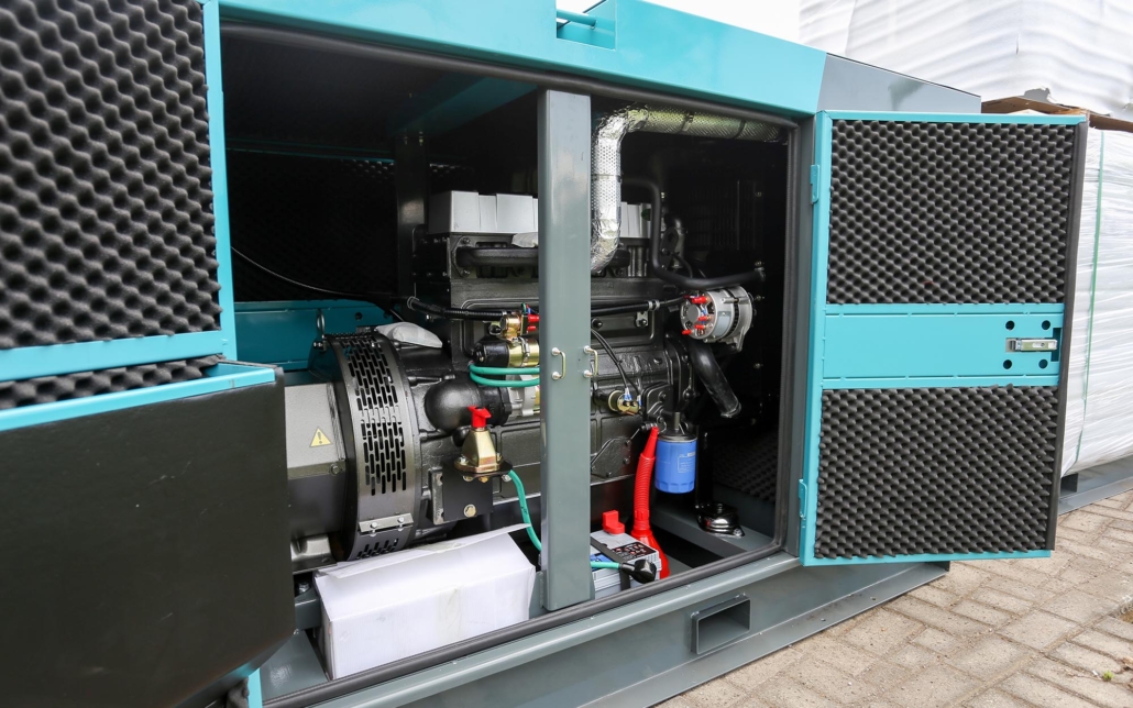 View of the inside of a generator